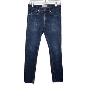 Everlane Jeans Mes 30x31 Straight Leg Blue Dark Wash Denim Fading Casual Classic